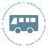 By intercity bus