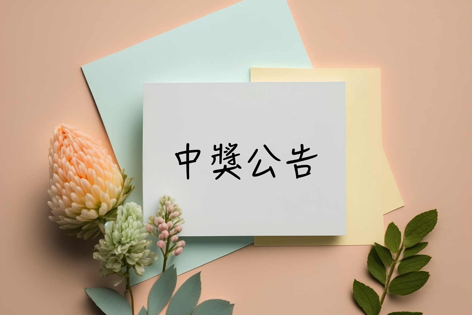 中獎名單公佈!